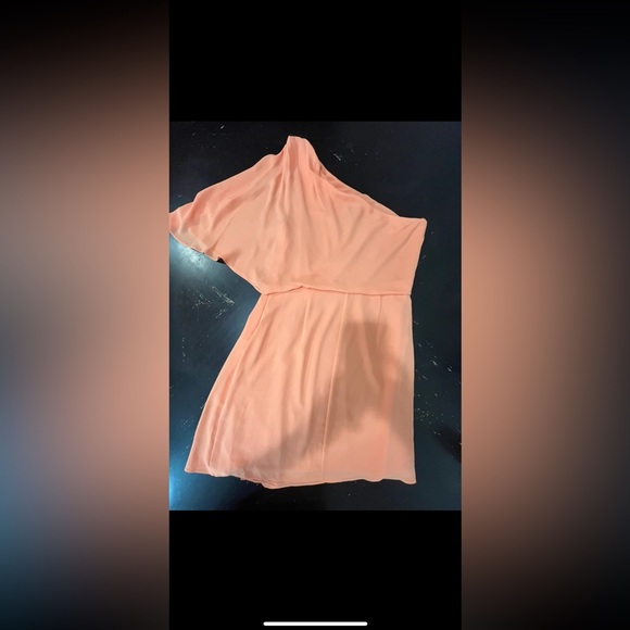 BCBGMaxAzria One-Shoulder Orange Blouse - Picture 1 of 15